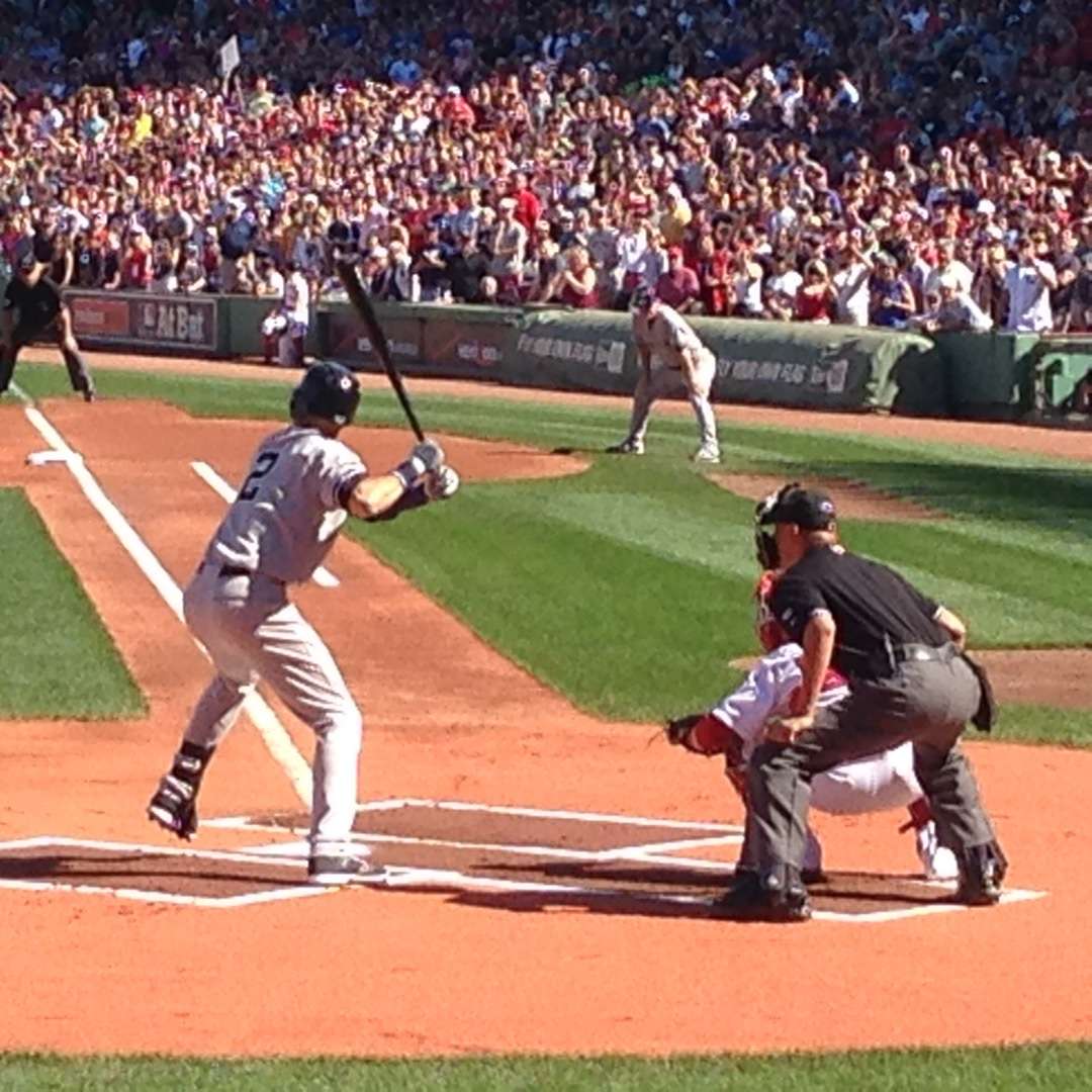 Baseball hitter, catcher and umpire